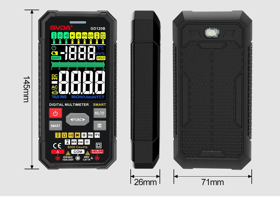 digital multimeter true rms
