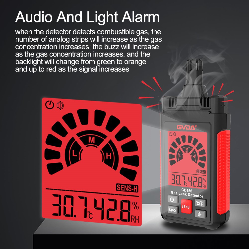 Combustible gas leak tester