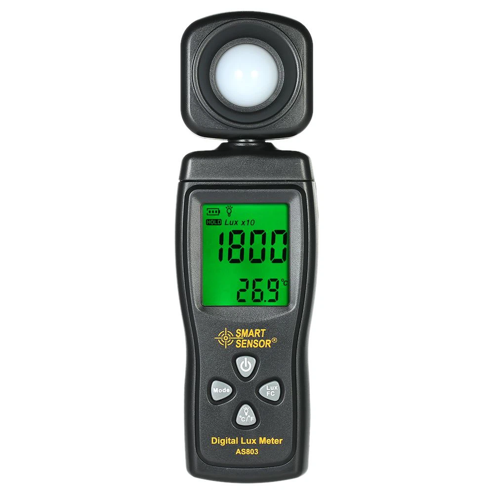 輝度テスターAS803の照度標準参照表