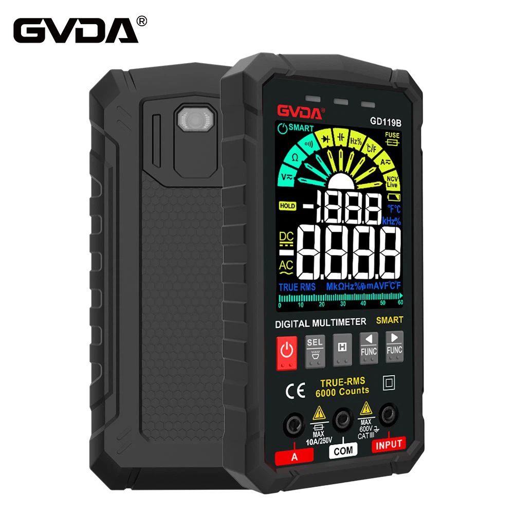 今GVDAは、新しいデジタルスマートマルチメータGD119Bを開発GVDA GD119Bシリーズデジタルインテリジェントマルチメータは、電子機器の修理やそ...