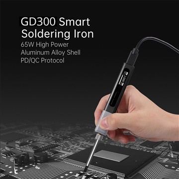 2023 新ホット販売 GVDA GD300 65W コードレスはんだごて温度調節可能 80 度 -420 度スマートミニポータブル電気プロフェッショナル...