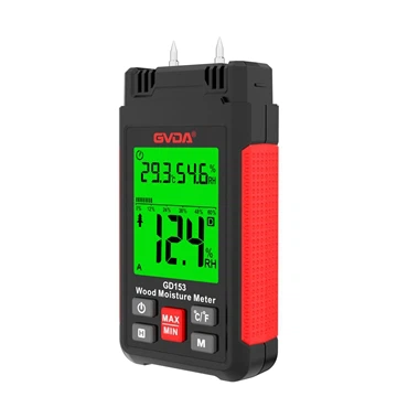 GVDA について米国のお客様からのフィードバック 2 ピンデジタル木材水分計木材湿度テスター湿度計木材湿気検出器大型 LCD ディスプレイ