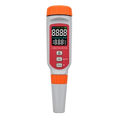 充電式 3 in 1 導電率 TDS 温度計